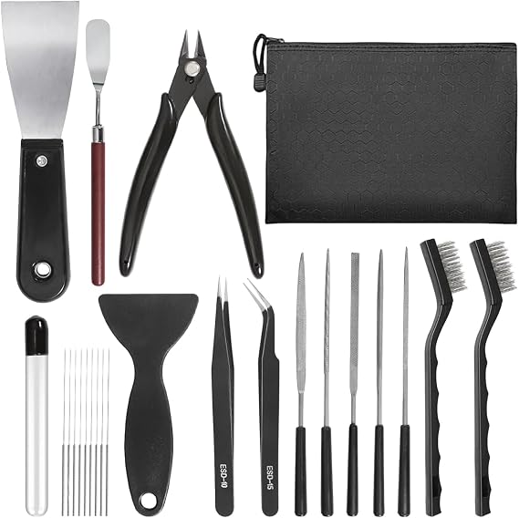 24PCS 3D Printer Tool Kit, 3D Printer Accessories for All 3D-Printer