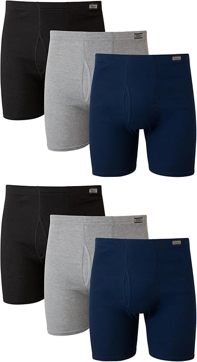 Hanes Men's Tagless Boxer with ComfortFlex Waistband Brief