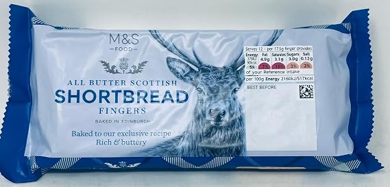 M&S All butter Scottish Shortbread Fingers 210g X3 in Premier Life Store Packaging