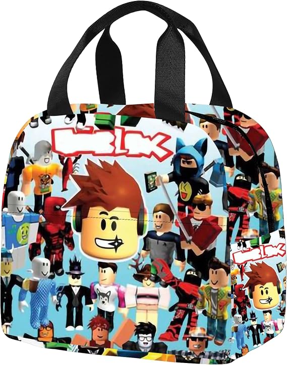Robblx Lunch Box, Robboolx Bag, Anime Lunch Bag Large Capacity