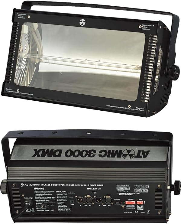 Atomix-3000 DMX Strobe Light Çakar Işık 3000 Watt DMX Kontrol Disko Sahne Işık