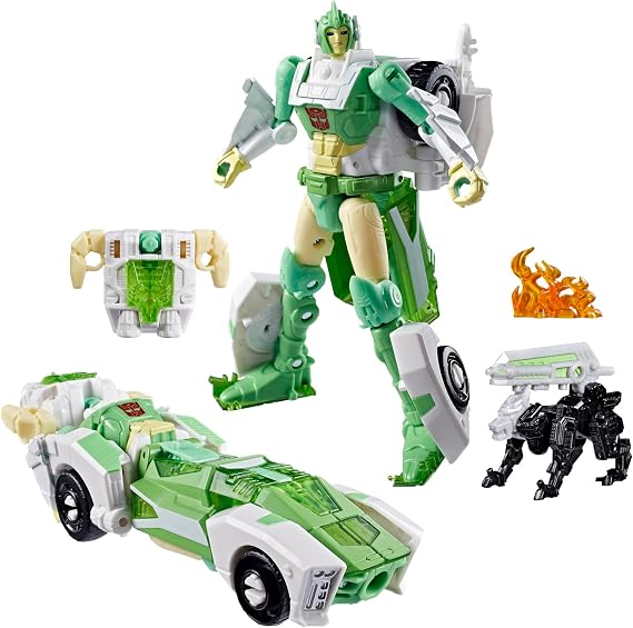 Transformers Generations War for Cybertron: Siege 14 cm Deluxe Class WFC-S15 Autobot Greenlight & Battle Masters Dazzlestrike Converting Action Figures, Robot Toys For Ages 8+