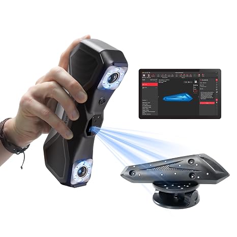 Revopoint MetroX Pro 3D Scanner, 0.01mm Blue Laser, Full-Color, Standard