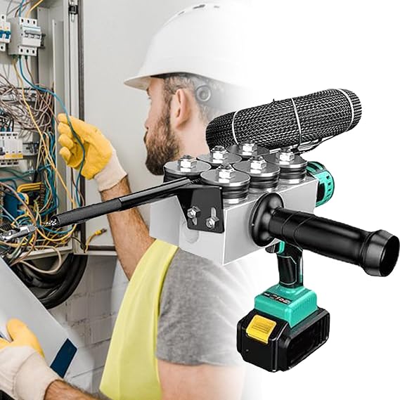 Wire Cable Puller 40m/min Cordless Electric Stringing Wire Machine - for Construction Hydropower, Drywall Ceiling, Under Rug Conduit