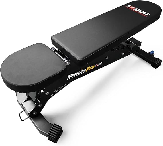 K-Sport Heavy Duty Fully Adjustable Weight Bench | 350kg Capacity | Solid Steel Frame | Profesional Grade Training Bench with Decline | Made in the EU