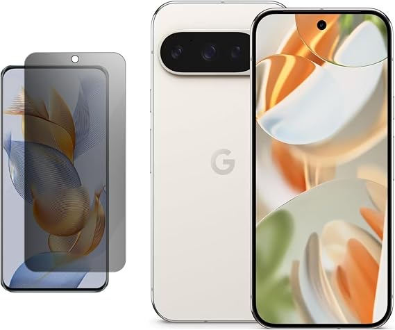Google Pixel 9 Pro 5G ile Uyumlu Mat Hayalet (Privacy) 9H Kırılmaz Nano Ekran Koruyucu