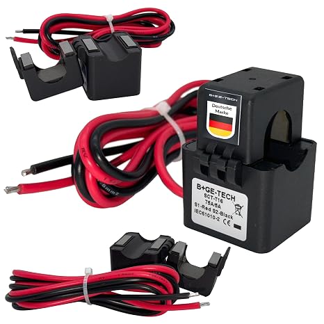 Current Transformer [SCT Series] - Split-Core Current Sensor for Precise Load Measurement - Folding Converter for Electricity Meter & PV Inverter - Efficient Power Measurement & Easy Installation