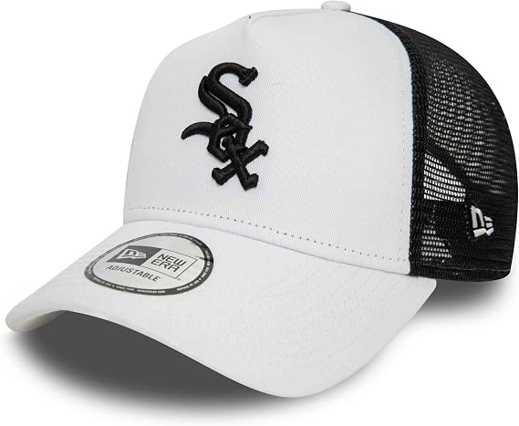 New Era Men's 9Forty Baseball Cap Hat Trucker League Essential Chicago White Sox White