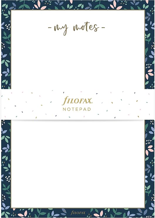 Filofax My Notes A5 Notepad - Garden