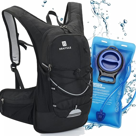 hydration backpack with hydration bladder 2L, BPA-free| Water backpack |cycling backpack with hydration system |running backpack ultra light 380g | biking,hiking,walking