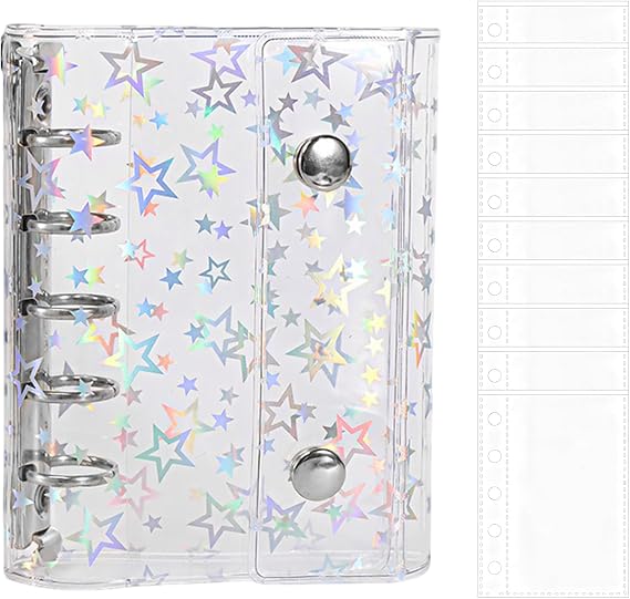 Binder Covers Star Pattern Organizer Folder