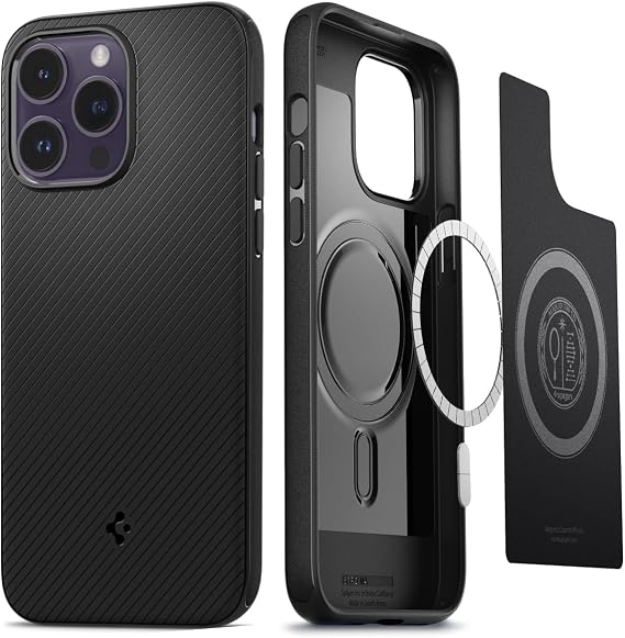 Spigen Mag Armor MagFit Case for iPhone 14 Pro - Matte Black