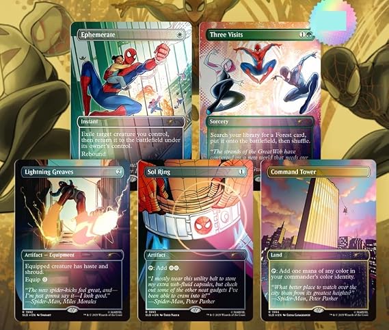 MTG Decks & More Compatible with Spider-Man: MTG Secret Lair: Secret Lair x Marvel's Spider-Man: Heroic Deeds (Foil Edition)