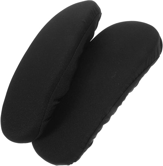 1 Pair of Armrest Chair Covers with Removable Sponge Padding for Office Chairs, Universal Elastic Fit Sturdy Polyester Material, Elegant Design Suitable for Office and Parties