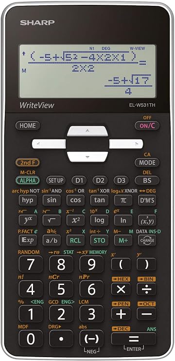 Sharp SH-ELW531THWH Scientific Calculator
