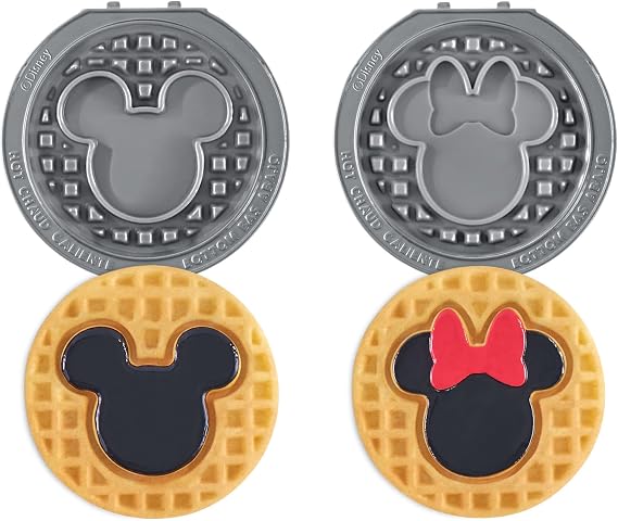 Disney | Dash Mickey Mouse & Minnie Mouse Removable Plate 2-Plate Pack for the MultiMaker™ Mini Maker System
