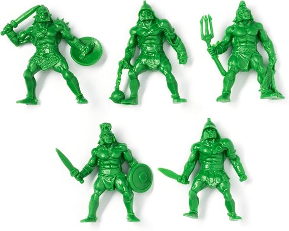 Creature Mini Aksiyon Figürü Oyun Seti Gladyatörler 2 inç Fantezi Figürler XL 1/32. Ölçek DND 5 adet Karakter Aksesuarları RPG'ler
