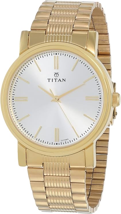 Titan Analog Silver Dial Mens Watch-1712ym01