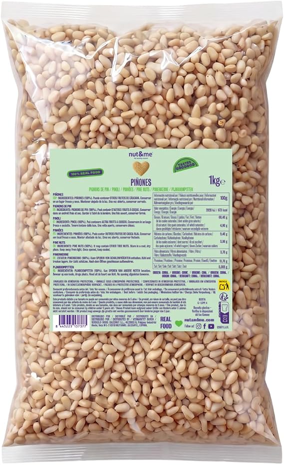 nut&me Shelled Pine Nuts 1 kg