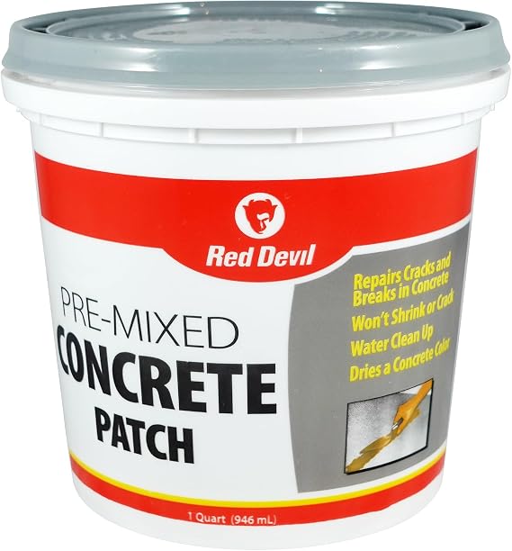 Red Devil 0644 644 Concrete Patch, Gray, 1 Quart