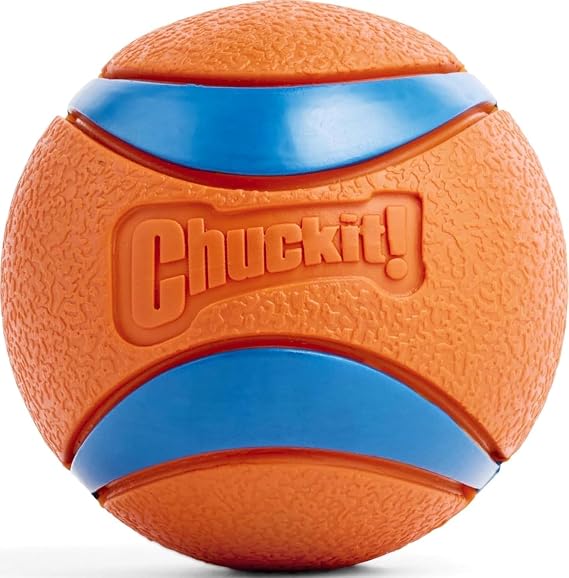 Chuckit! Ultra Ball Durable Rubber Dog Toy, Large, 7.3cm (1-Pack)