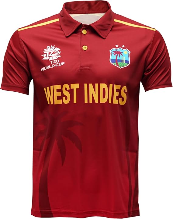 West Indies ODI Cricket Jersery Worldcup T20 Shirt