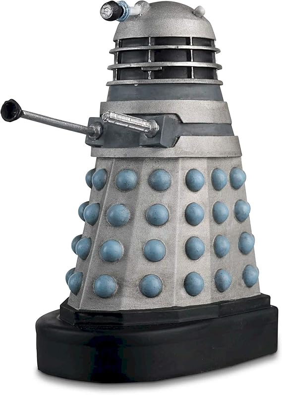 Eaglemoss Doctor Who Figurine Collection Silver Drone Dalek Hand Painted 1:21 Scale Collector Boxed Model Figure #BD2