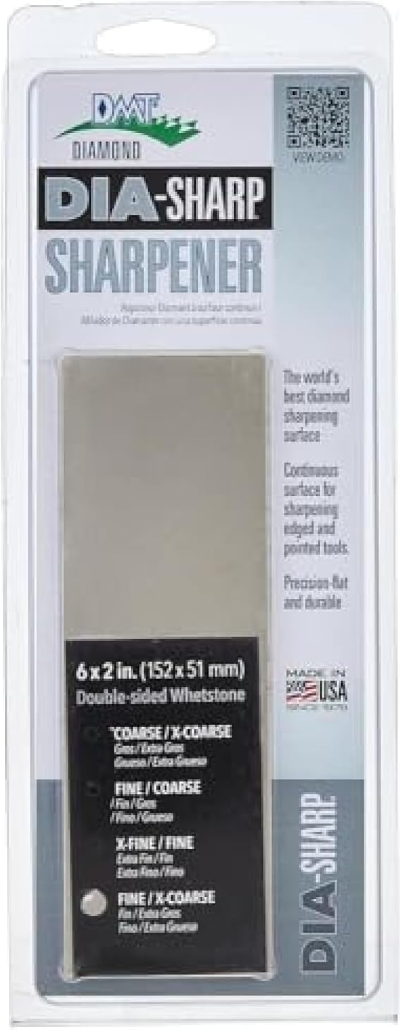 DMT D6FX Knife Sharpener, Synthetic, Silver, 4.25 in*11.0 in*6.0 in