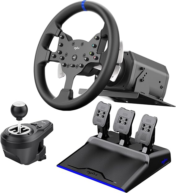 PXN V99 PC Racing Wheel with Pedals and Shifter
