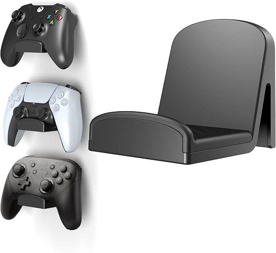 Cozycase Universal Controller Wall Mount - Self-Adhesive Controller Holder Wall for PS4/PS5/Xbox/Switch Controller Stand Wall Mount for Controller and Headphones