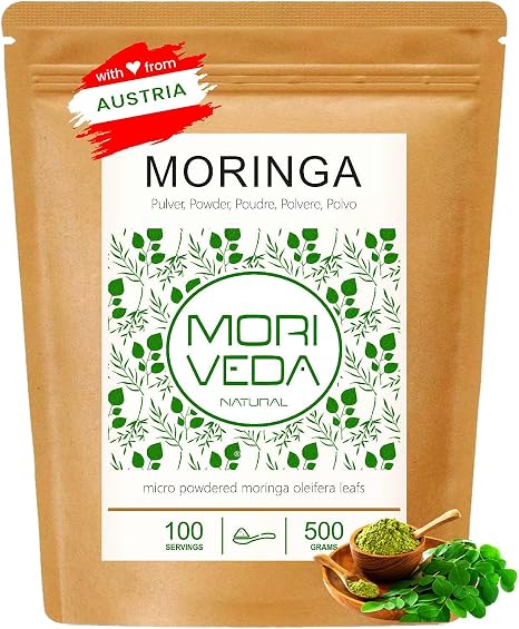 MoriVeda Moringa Powder 500g - Microfine Ground
