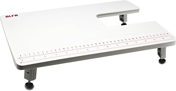 Alfa Sewing Machine Extension Table, White, 28.5x40.5x3 cm