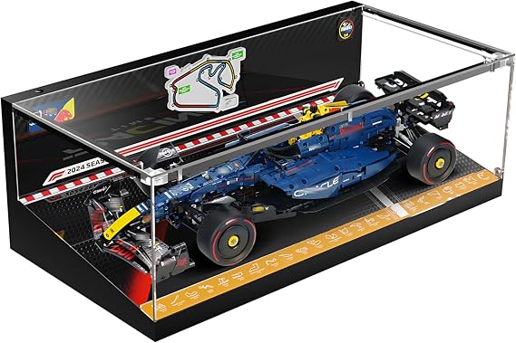 Display Caseframe for Lego Technic Oracle Red Bull Racing RB20 F1 Car Model Kit, Transparent Dustproof Display Box, Compatible with Lego 42206 Construction kit (Box Only)