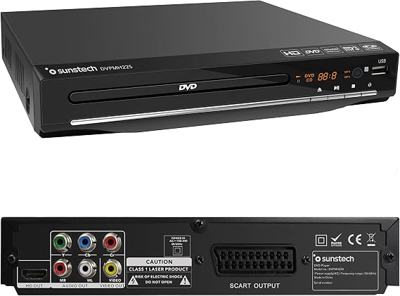DVPMH225 | Compact DVD Player, Black