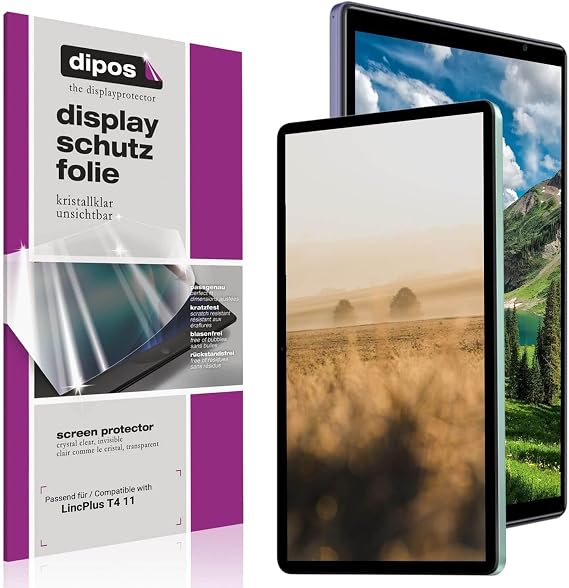 dipos 2x Clear Screen Protector for LincPlus T4 11