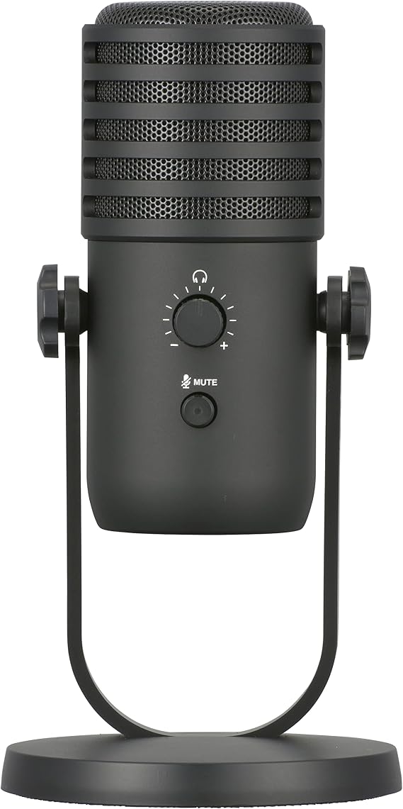 Ohm Electric AudioComm WB-UM200N 03-1659 USB Condenser Microphone, Studio Recording, Webcast, Games, Video Distribution, Meetings, Vocal Recording, WB-UM200N