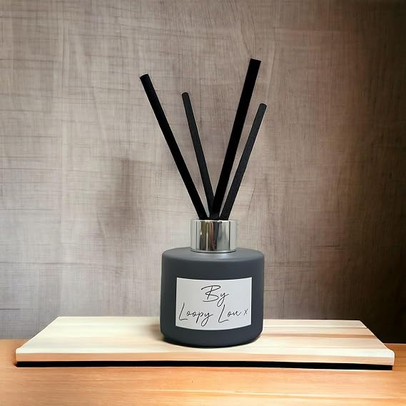 60 Second Makeover Limited Rose Quartz Luxury Flower Reed Diffuser Highly Fragranced Scented Reed Diffusers For Home Room Fresheners For Home Fragrance Air Freshener Grey