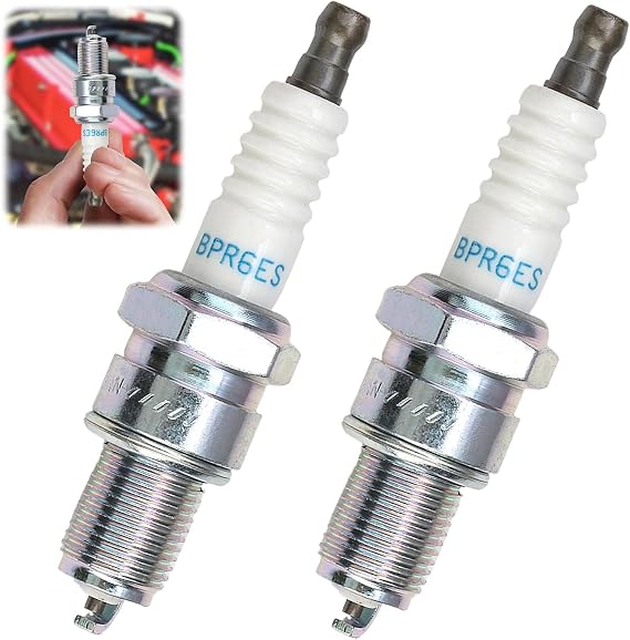 2PCS BPR6ES 7822 Spark Plug Replacement for NGK Fits GX120 Engine Ignition
