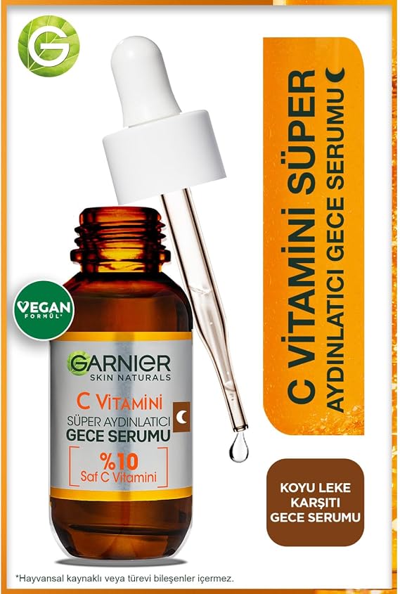 Garnier C Vitamini Süper Aydınlatıcı Gece Serumu