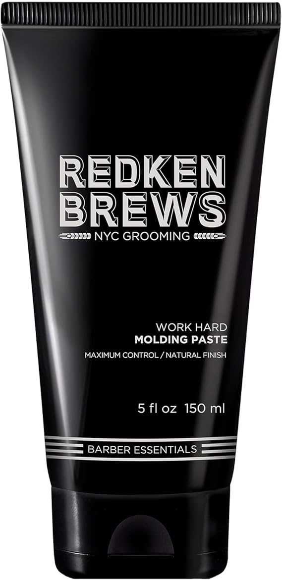 Redken Brews Molding Paste for Men, High Hold, Natural Finish