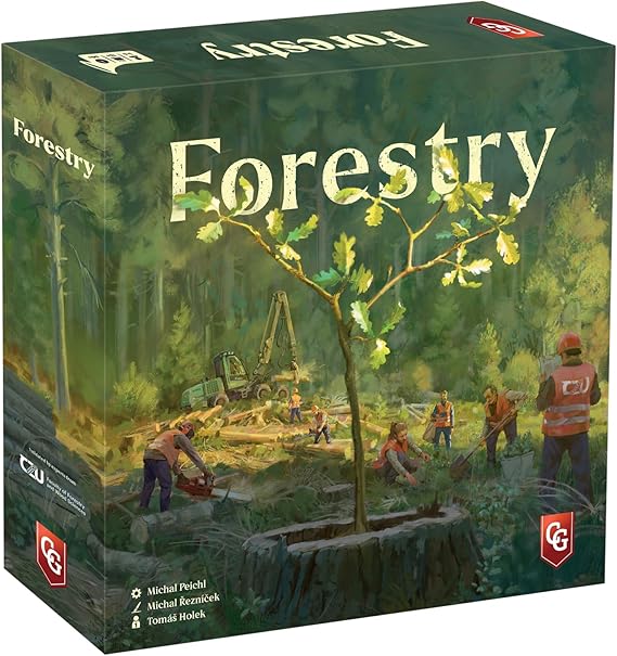Capstone Games | Forestry | Strategy Board Game, Standalone Eurogame With Forest Stewardship, Dual Worker System And Sustainability Decisions | 1-4 Players | 70-120 Minutes