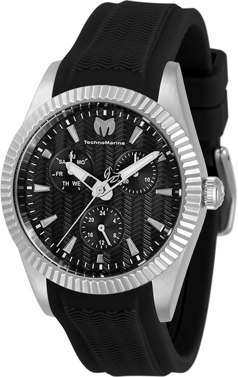 TechnoMarine Men's TM-719029 Sea Dream Quartz Black Watch