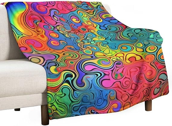 Throw Blanket for Couch Ultra-Soft Micro Fleece Blankets Bed Throws 40"x50"