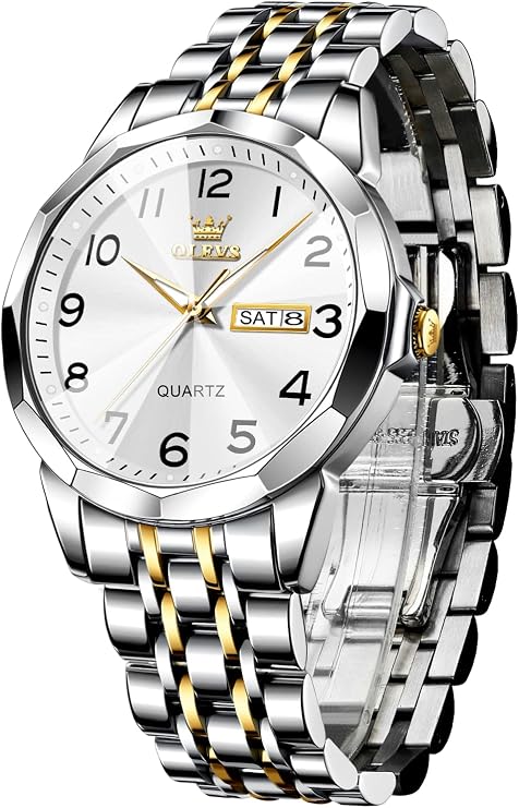 OLEVS Women's Automatic Stainless Steel Diamond Automatic Watch Luminous Waterproof Watch