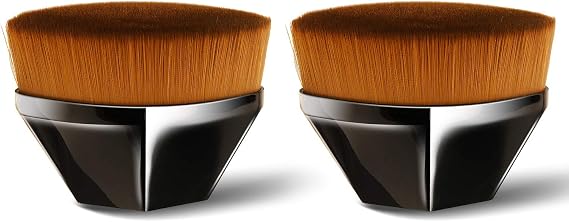 Foundation Makeup Brush, Endoto Flat Top Kabuki Face Brush Multifunctional for Blending Liquid, Cream or Flawless Powder Cosmetics with Portable Case