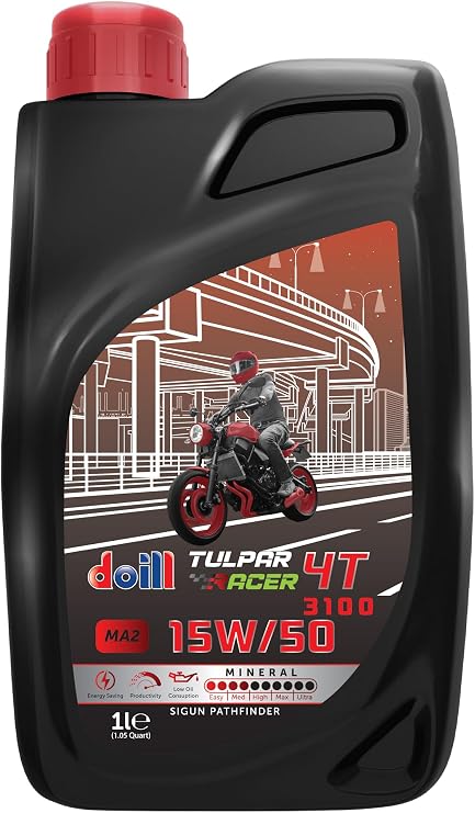 TULPAR RACER 15W-50 4T - 4 Zamanlı 1 Litre Motosiklet Yağı (Üretim Yılı: 2026)