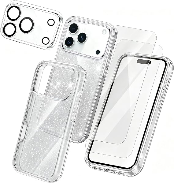Glitter Case for iPhone 18 Pro Max Transparent