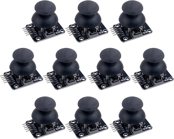 Thumb Joystick Module Dual Axis Sensor Game Controller Sensor Joystick Breakout Module for Arduino PS2 Raspberry Pi 10
