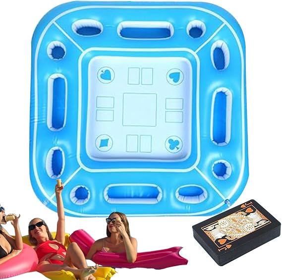 Floating Pool Table Weather-Resistant Inflatable Portable