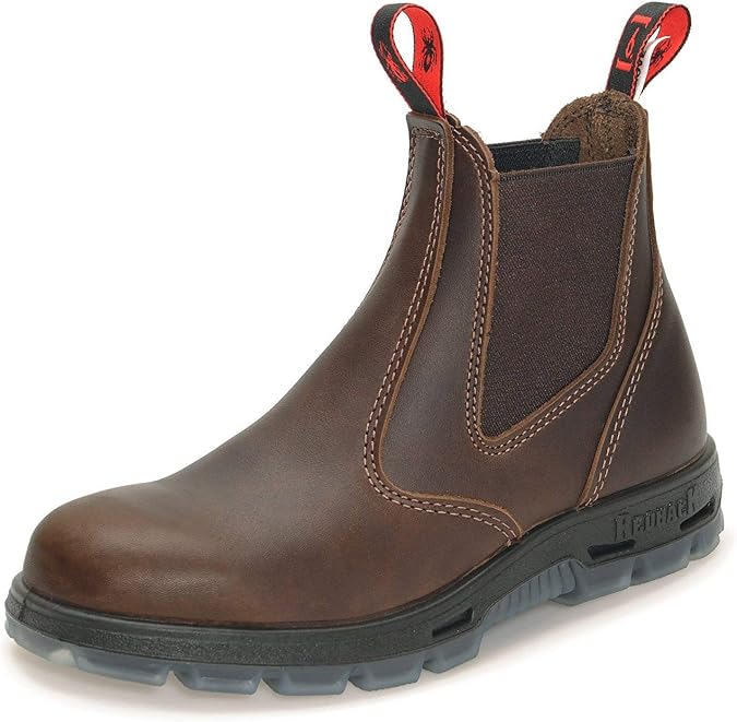 Red Back UBJK Chelsea Boots Jarrah Brown from Australia UK 11.0